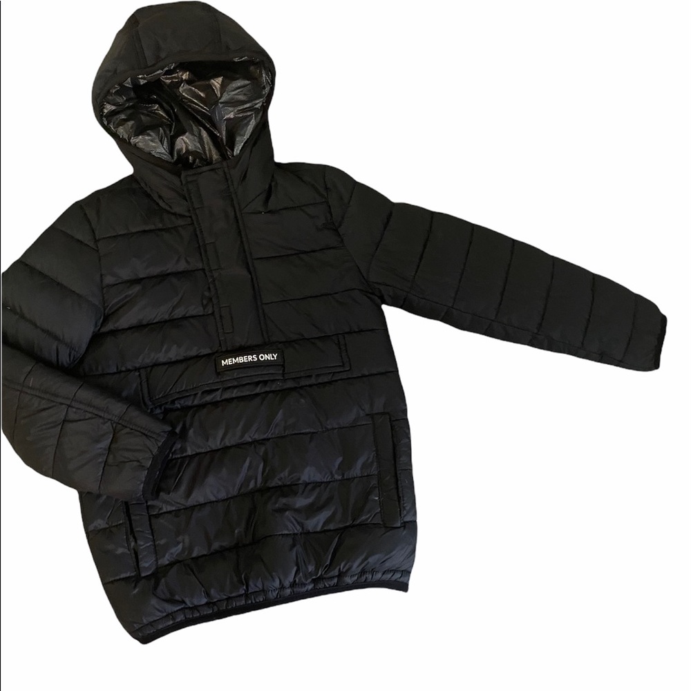 Boys puffer jacket (black)